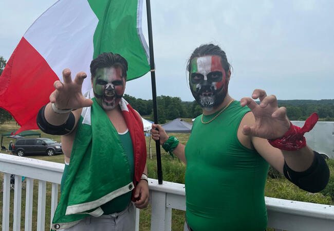 The Made Men representing the Red, White… & Green on July 4th